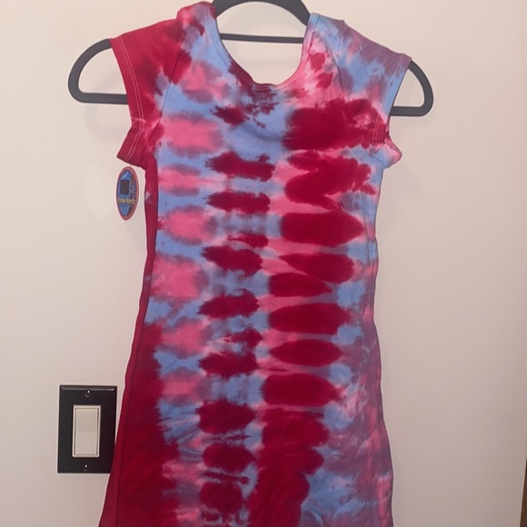 Undee Bandz Kids Tie Dye Dress. Size 12. New. - Picture 2 of 3